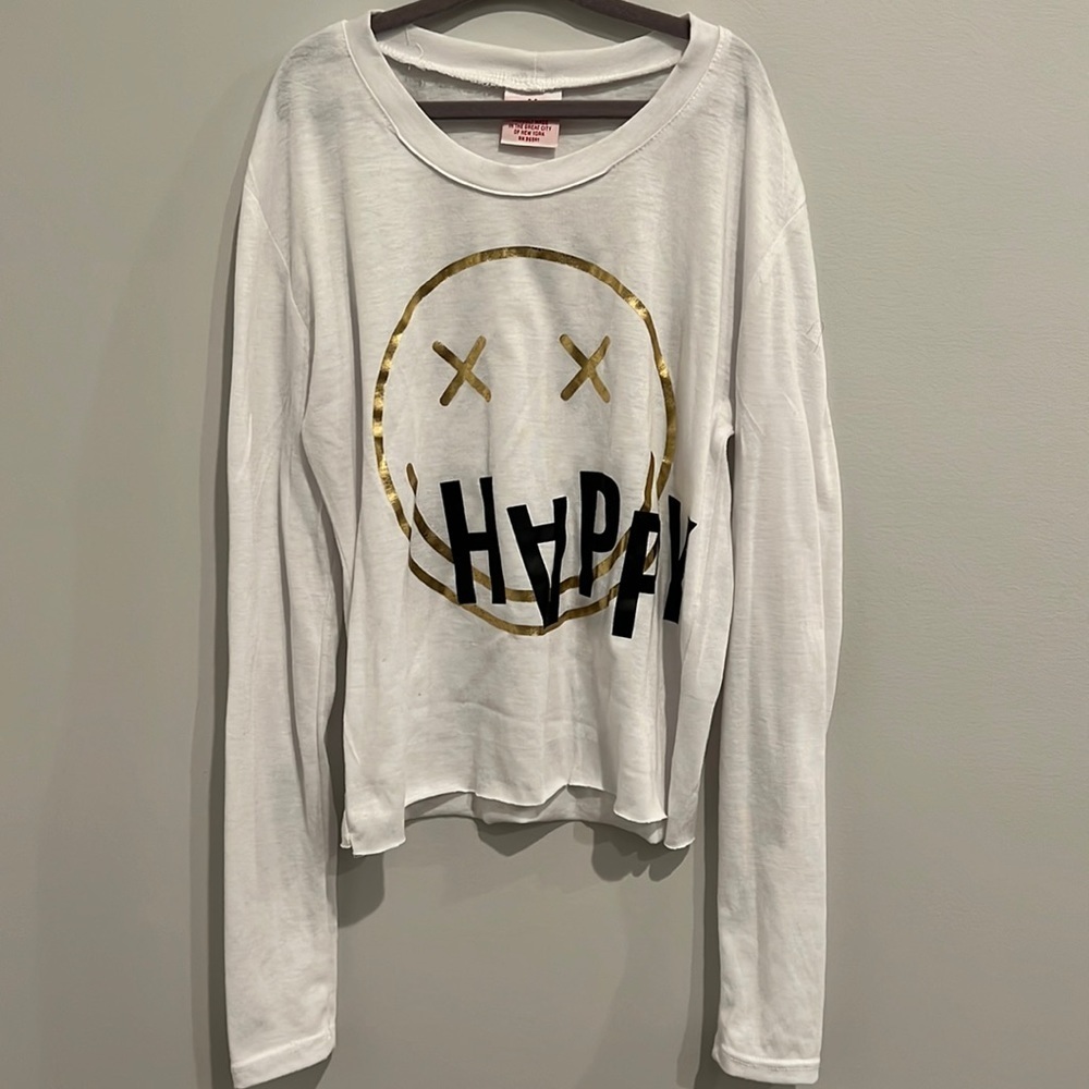 Firehouse Girls Long Sleeve Happy Shirt